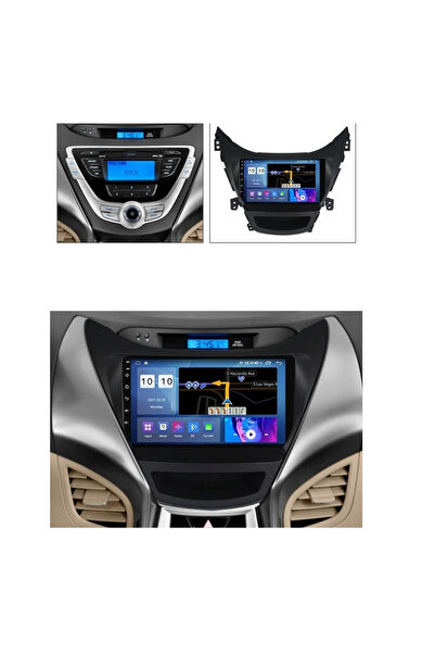 Generic شاشة أندرويد لسيارة هيونداي إلنترا موديل 2012-2013، تدعم نظامي كاربلا...