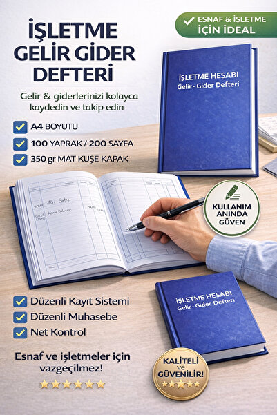 Düvenci İşletme Hesabı Gelir-gider Defteri