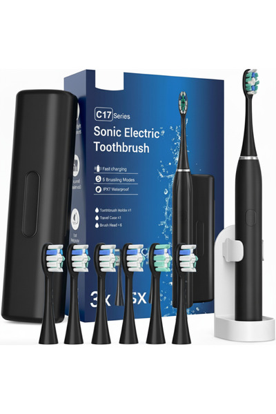 A ATAB Periuta de dinti electrica Profesionala, pentru adulti/copii, 5 Moduri...