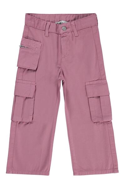 Civil Girls Τρία Με τσέπες Παντελόνια Cargo για ηλικίες 2-5 ετών - Ροζ
