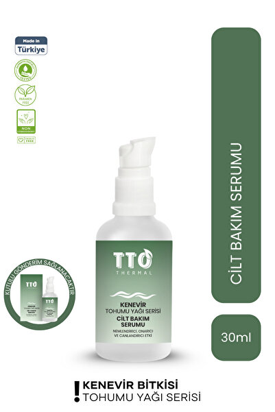 TTO Termal Kenevir Bitkisi Tohumu Yağı Cilt Bakım Serum 50ml – Lansman Fiyatı
