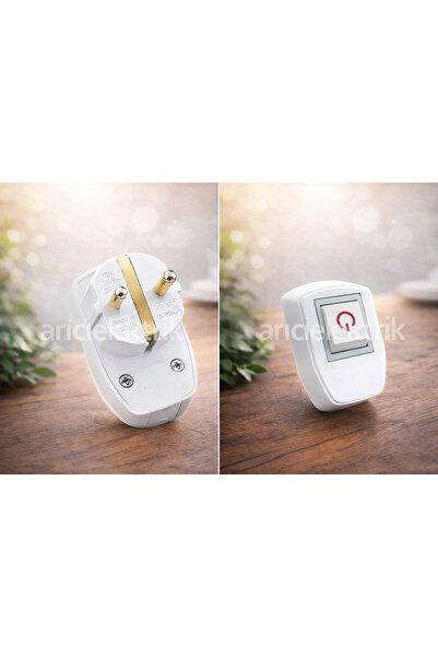 Orel Anahtarlı Topraklı Fiş Işıklı 4 Adet