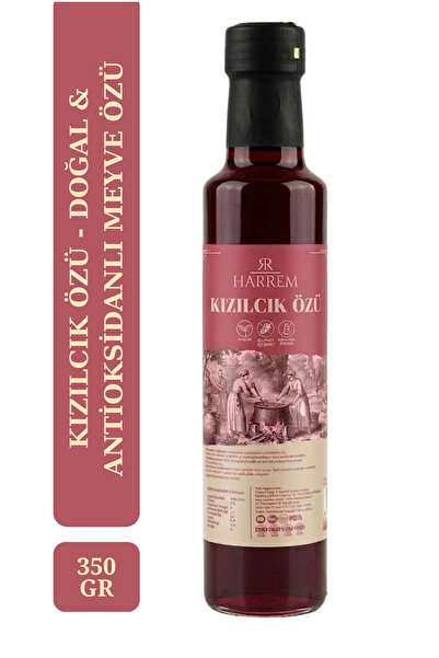 Harrem Kızılcık Özü Şeker İlavesiz Meyve Özü 350 gr