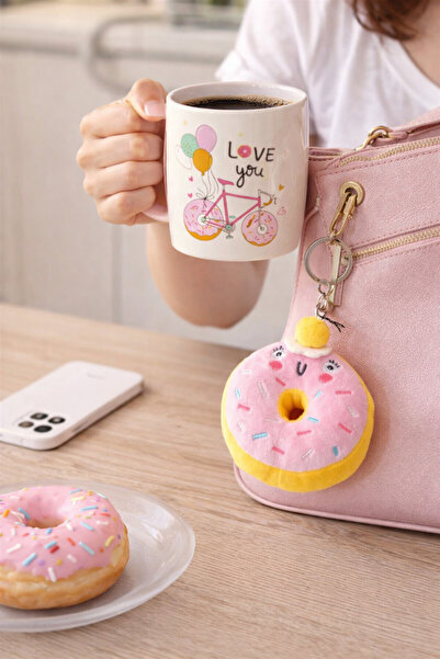 Tohana Donut plush keychain porcelain mug