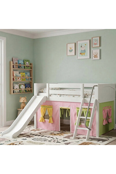 Mubu Ahşap Çocuk Odaları Prenses Çadırlı Ranza