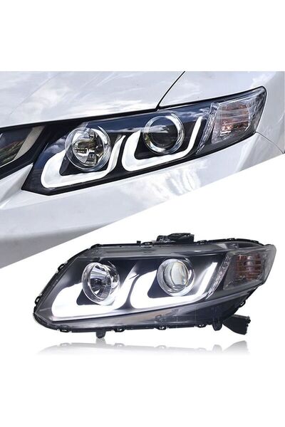 autogp Honda civic fb7 ön far u ledli mercekli bi-xenon 2012/2017