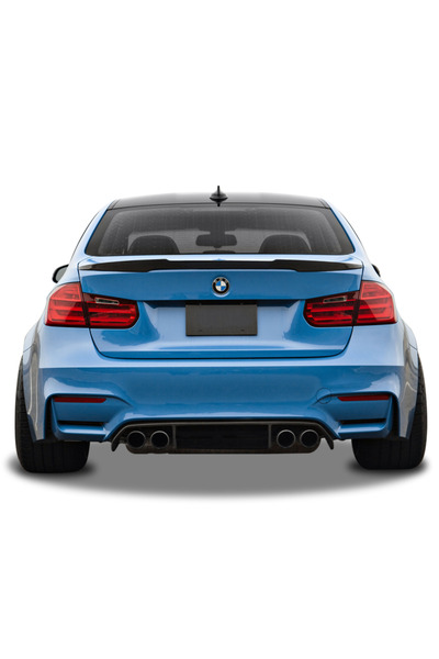 autogp Bmw F30 bagaj üstü spoiler F80 m3 yarasa tip pianoblack boyalı