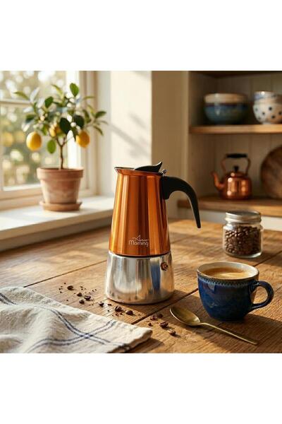 Any Morning Akýkoľvek ranný varný espresso kávovar Indukčná moka kanvica z ne...