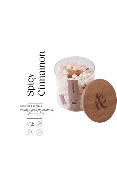 Fleur & Fume Everblend Melt Serisi - Spicy Cinnamon - Kabuk Tarçınlı Doğal So...