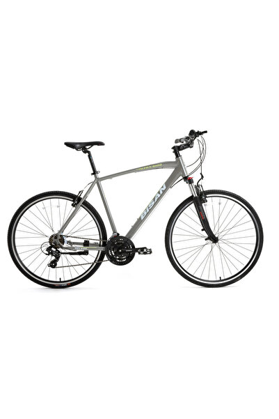 Bisan TRX 8100 ERKEK ŞEHİR BİSİKLETİ 50CM V 28 JANT 21 VİTES AÇIK METALİK GRİ...