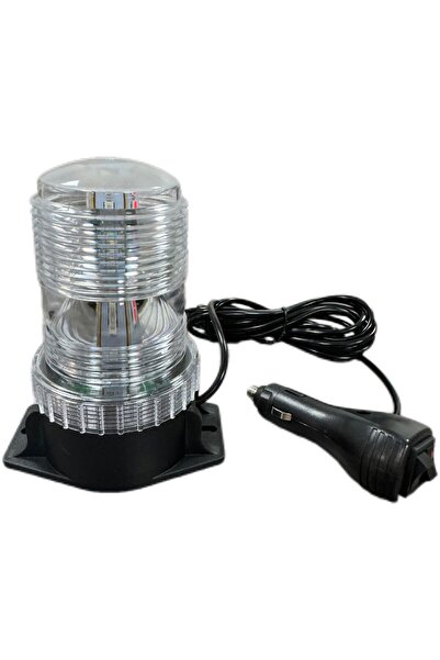 Space 7 fonksiyonlu tepe lambası çakarlı mıknatıslı dikey model 12-30v kırmız...