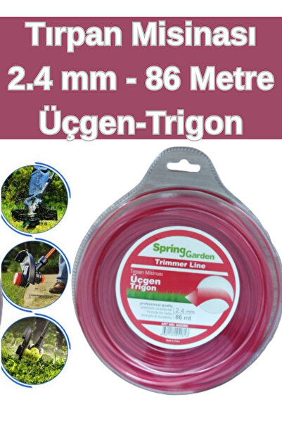 KL HOME TRİGON Tırpan Misinası 2.4 Mm /86 Metre Uzunluk / Üçgen-trigon