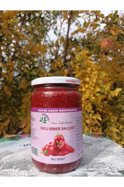 DEFNE DALI El Yapımı Tatlı Biber Salçası 650 gr