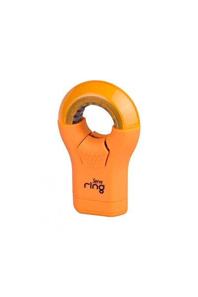 Serve Pencil Sharpener with Ring Eraser Orange