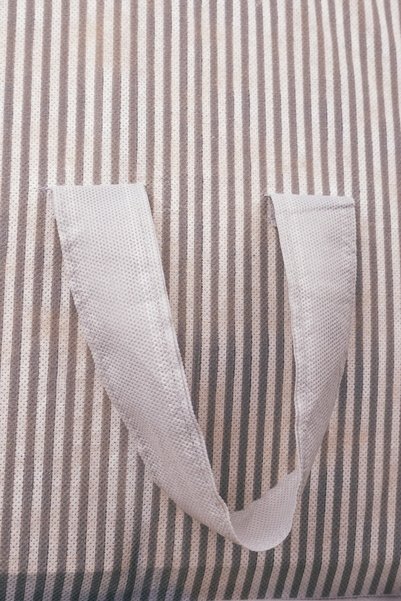 Textile sweet سترة سترة مخططة باللون الرمادي مع نافذة 45x30x50