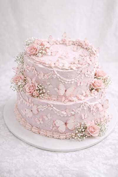 melt pastry & kitchen Yenilebilir Kağıt Wafer Paper Hazır Kesilmiş Kelebekler...