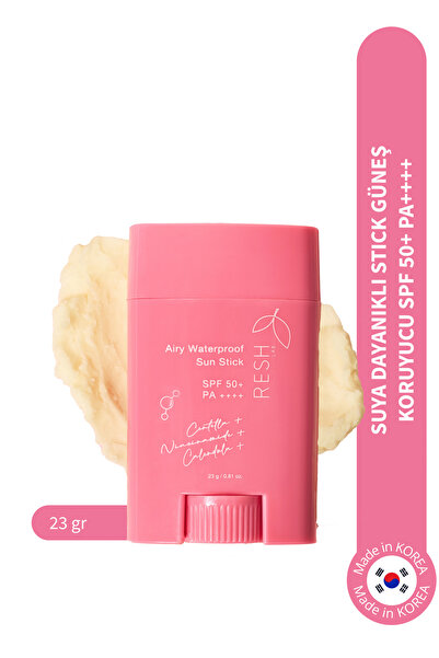 RESH LAB Airy Waterproof Sun Stick Spf50+ Pa++++ - 23g - Water-Resistant Sun ...