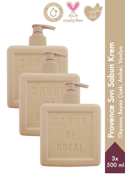 Savon De Royal Provence Luxury Sıvı Sabun Krem 500 ml 3 Adet | Okyanus Esinti...