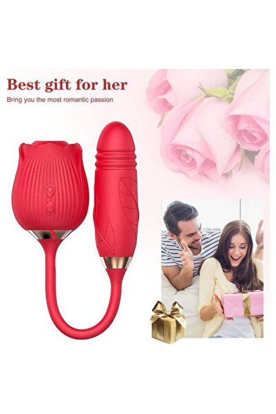 High and luxury مدلك على شكل وردة: 10 أوضاع شفط ووظيفة تدليك فعالة لنقطة جي