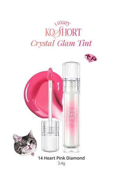 CLIO Clio Crystal Glam Tint - Stickiness, Non-Giving, Intense Shine (14 Heart...