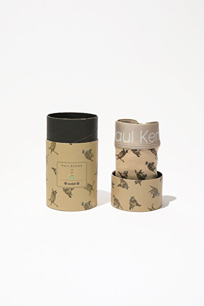 Paul Kenzie x Kurtaran Ev - Desenli Erkek Boxer - Tombili