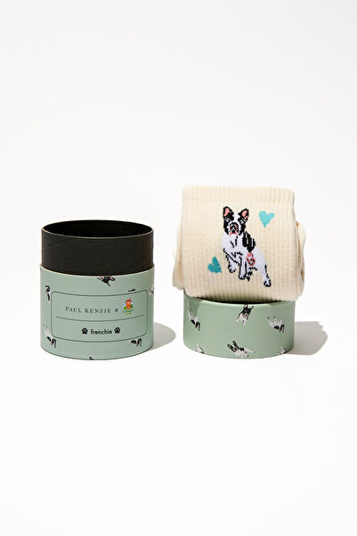 Paul Kenzie جوارب Frenchie Saving House منقوشة