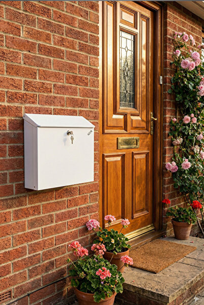 LICCIA Posta Kutusu Anahtarlı Beyaz