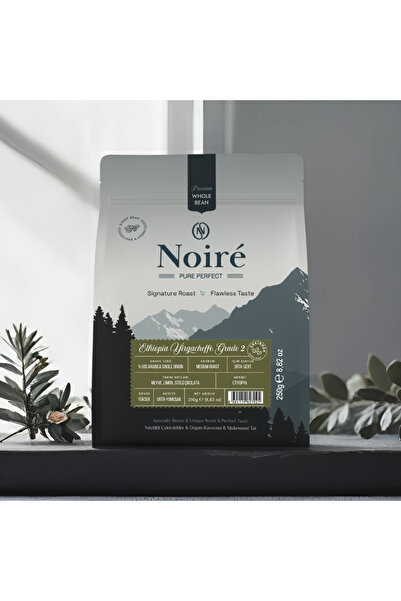 Noire Coffee Noire Ethiopia Yirgacheffe Grade 2 250g %100 Arabica – Single Or...