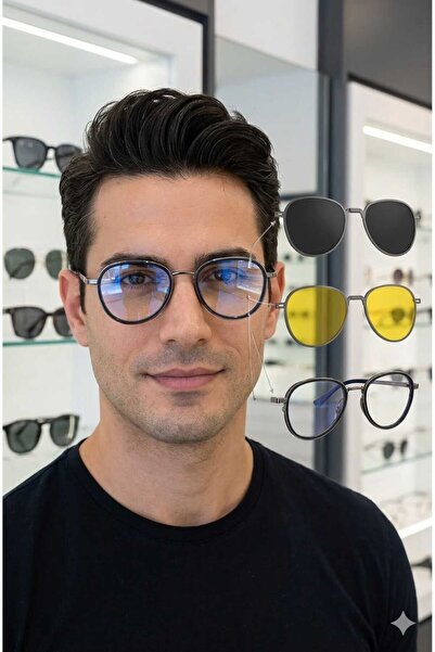 Glare نظارات واقية للسائقين مع حماية من الضوء الأزرق مع مشبك