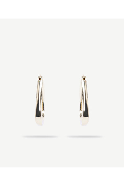 Yargıcı Asimetrik Formlu Halka Küpe