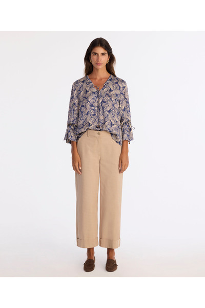 Yargıcı Regular V Neck Long Sleeve Blouse