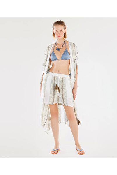 Yargıcı Bağlama Detaylı Rahat Kalıp Bermuda