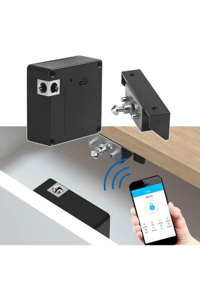 Dasbo Încuietoare inteligentă ascunsă pentru dulapuri, sertare, dulapuri Dasb...