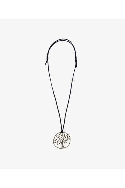 Yargıcı Ağaç Figürlü Uzun Kolye