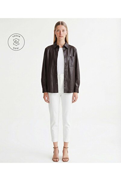 Yargıcı Boyfriend Shirt Collar Long Sleeve Shirt