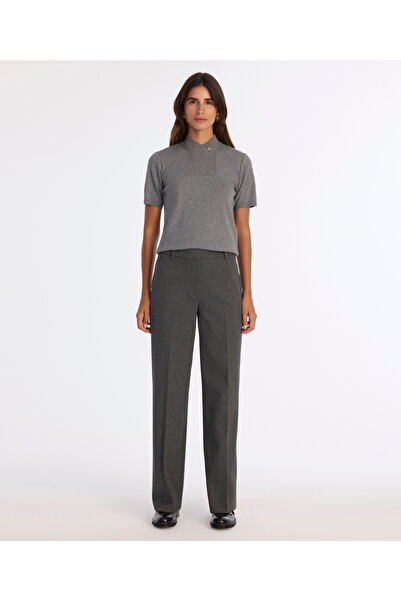 Yargıcı بنطلون متوهج عالي الخصر