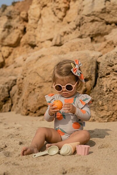 rg kidsstore UV Korumalı Bebek Fırfırlı Uzun Kollu Mayo – Güneş Korumalı Bebe...