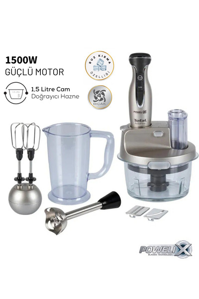 TEFAL Powelix Cam Hazneli Premium Blender Seti 1500 W - Tefalin En Güçlüsü