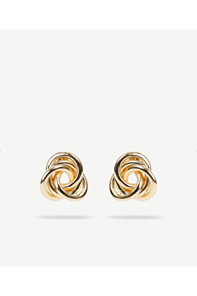 Yargıcı أقراط ذهبية مفصلة