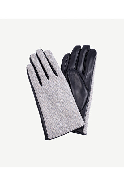 Yargıcı Fabric and Leather Blend Gloves