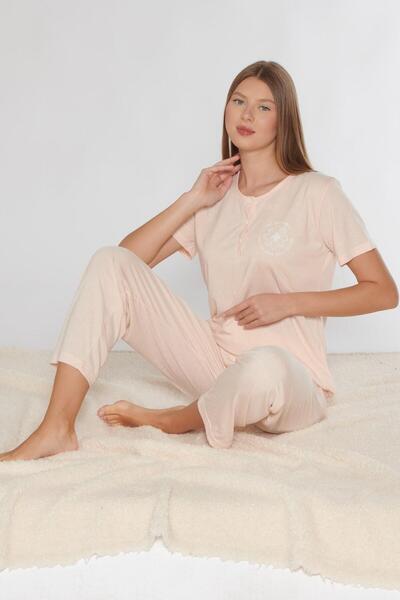 Alperi Short Sleeve Pajama Set Viscose 780-54
