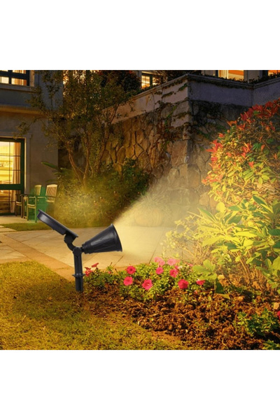 Noas 15W Solar LED Bahçe Armatürü 3200K Siyah, enerji tasarruflu ve şık tasarım