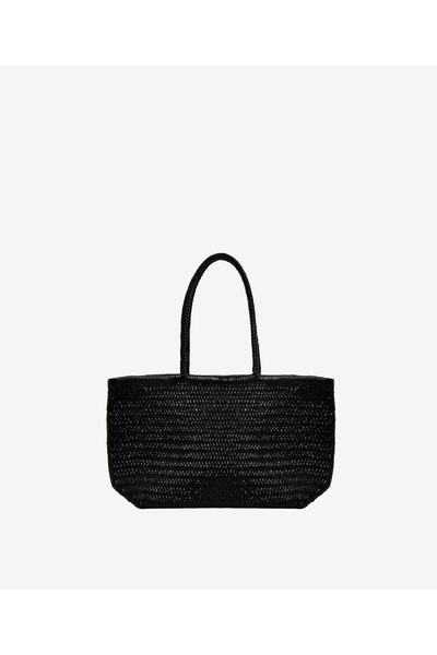 Yargıcı Örgülü Deri Omuz Çantası