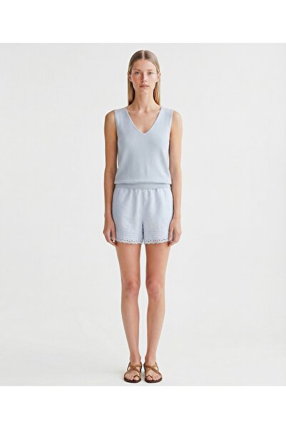 Yargıcı Regular V Yaka Kolsuz Kazak