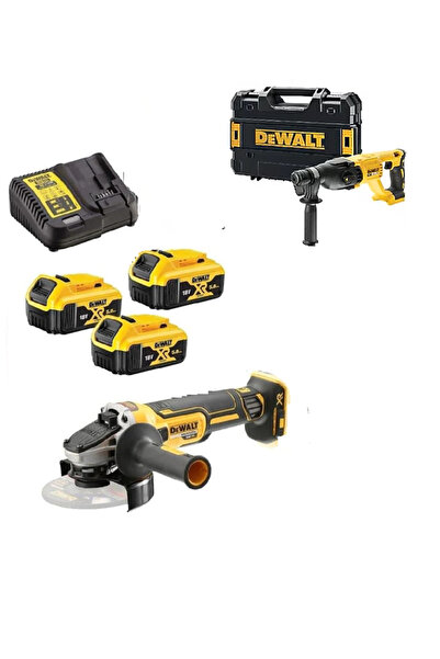 Dewalt Dch133nt Şarjlı Kırıcı Delici 2.6j Dcg412 Şarjlı Avuç Taşlama 3x 5ah A...