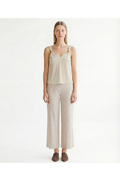 Yargıcı Regular V Yaka Askılı Bluz