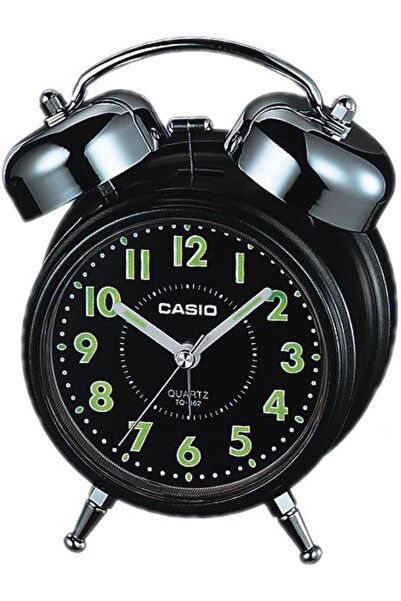Casio TQ-362-1ADF ALARMLI IŞIKLI SİYAH ÇALAR MASA SAATİ