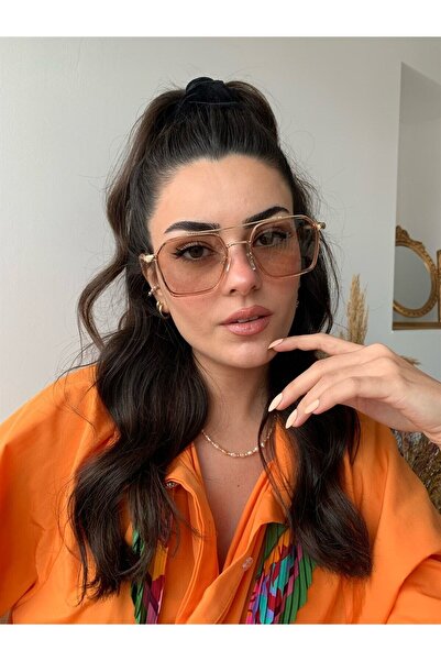 LOOKUP NEW Henry Gold Frame Rose Glass Rectangular Square Uv400 Unisex Style ...