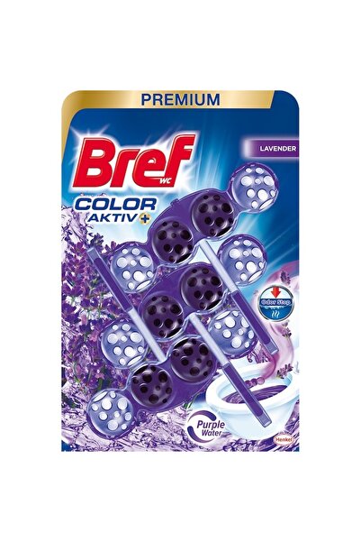 Bref Power Aktiv Lavender Toilet Air Freshener 3X50G