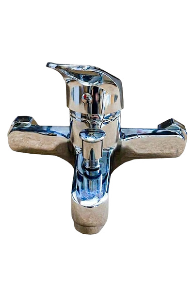 Çeviksu New Mix Model Bathroom Faucet – Chrome Plated Hot and Cold Water Tap